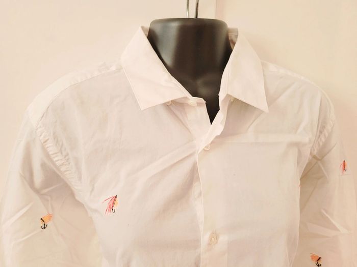 Chemise chemisier blanc Vicomte Albiate Milano Vicomte A Japan 100% coton multicolore - photo numéro 4
