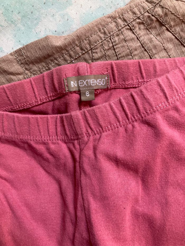 Lot de 6 pantalons fille dont un legging 6 ans - photo numéro 3