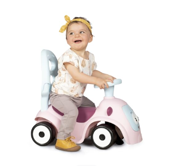 Smoby - Porteur Maestro Balade Rose - Evolutif 3 en 1 - photo numéro 3