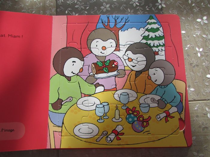 T'choupi Mon livre-puzzle de Noël - photo numéro 7