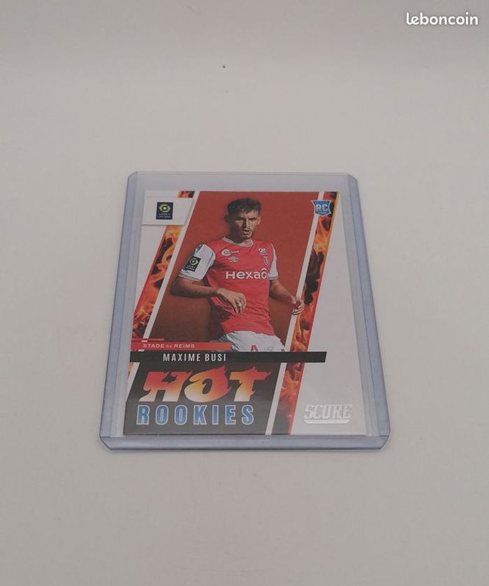 Carte Panini score Ligue 1 2022-23 Rookie Card HOT ROOKIES Maxime Busi n°19 - photo numéro 2