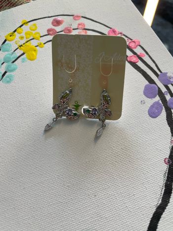 Boucles d’oreilles argent avec pierres hypoallergeniques