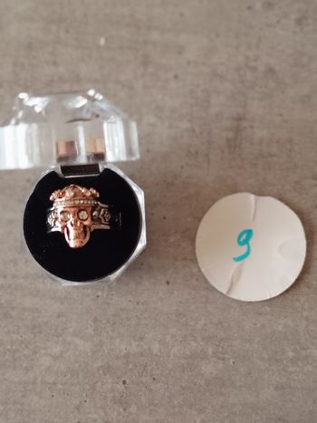 Bague homme tête de mort
