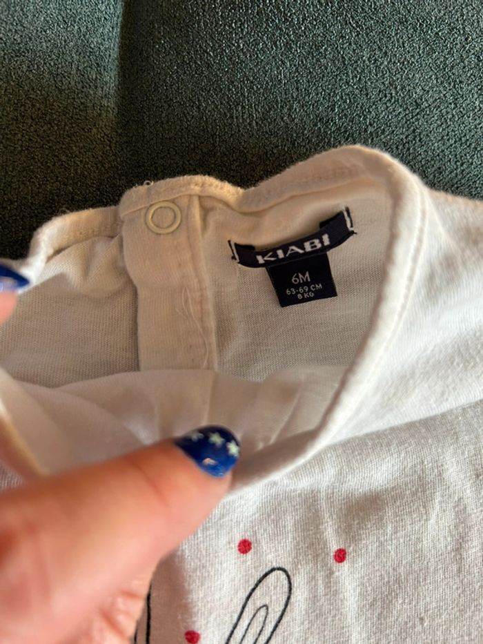 Tee shirt lapin kiabi 6 mois - photo numéro 3