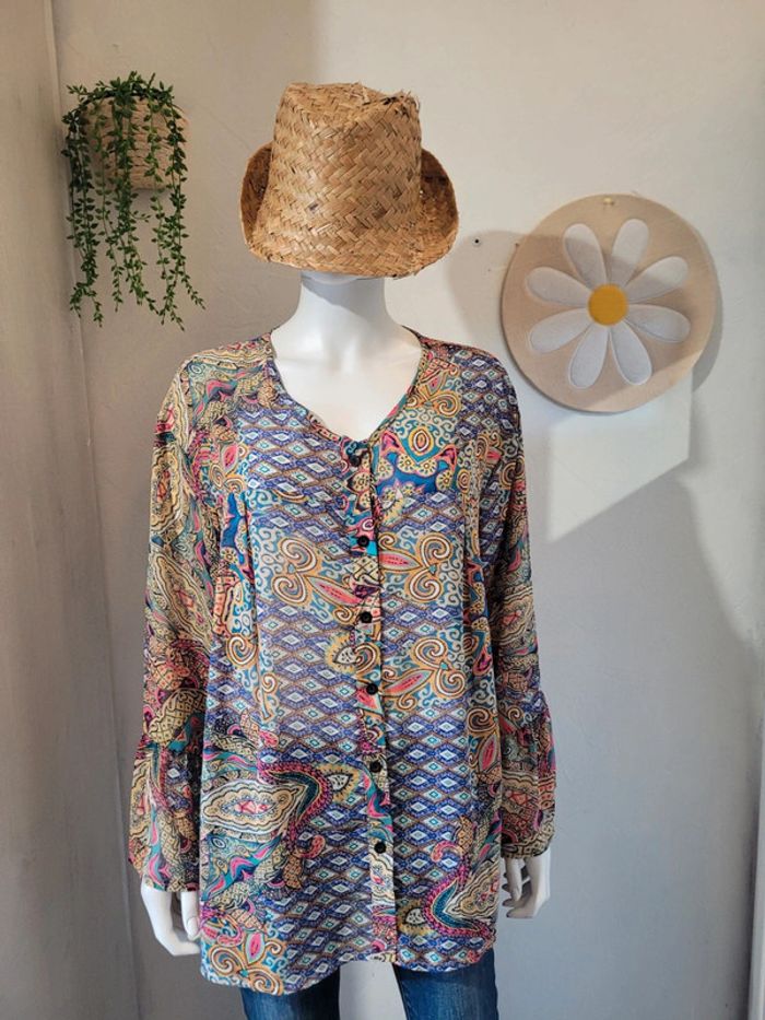 Chemise voile colorée - photo numéro 2