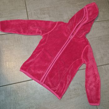 Veste polaire rose 5 ans tissaia