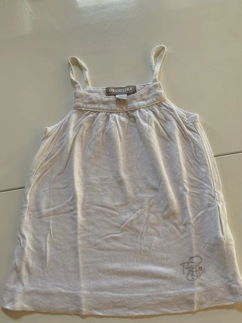 Débardeur blanc 3 ans