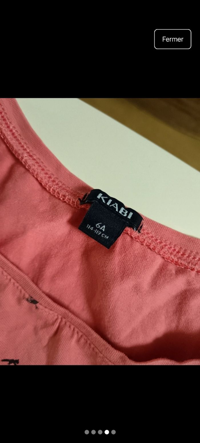 Robe avec oiseaux rose - photo numéro 4