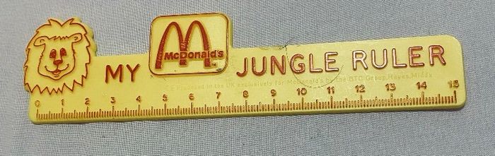 3 décimètres publicitaires vintage