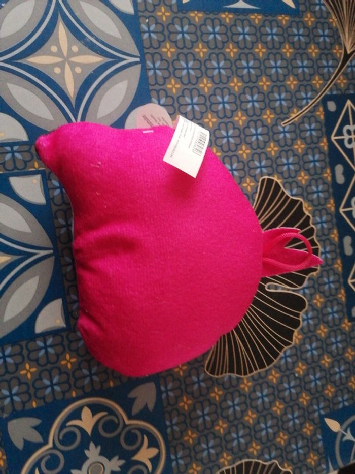Peluche neuve flamant rose Pluchon - photo numéro 3