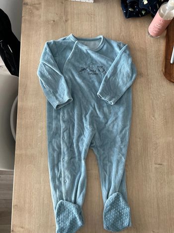 Pyjama, 24 mois bleu,