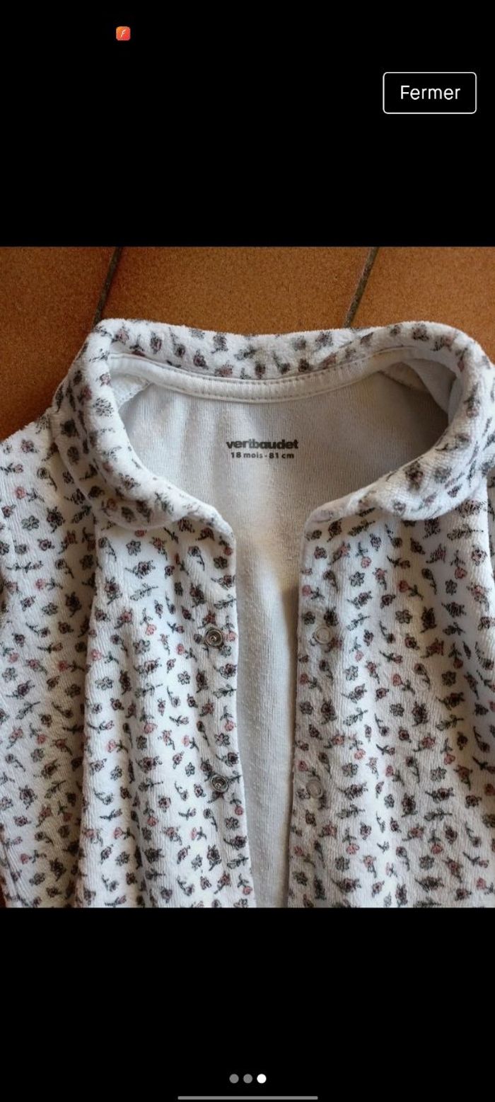 Pyjama à fleurs - photo numéro 3