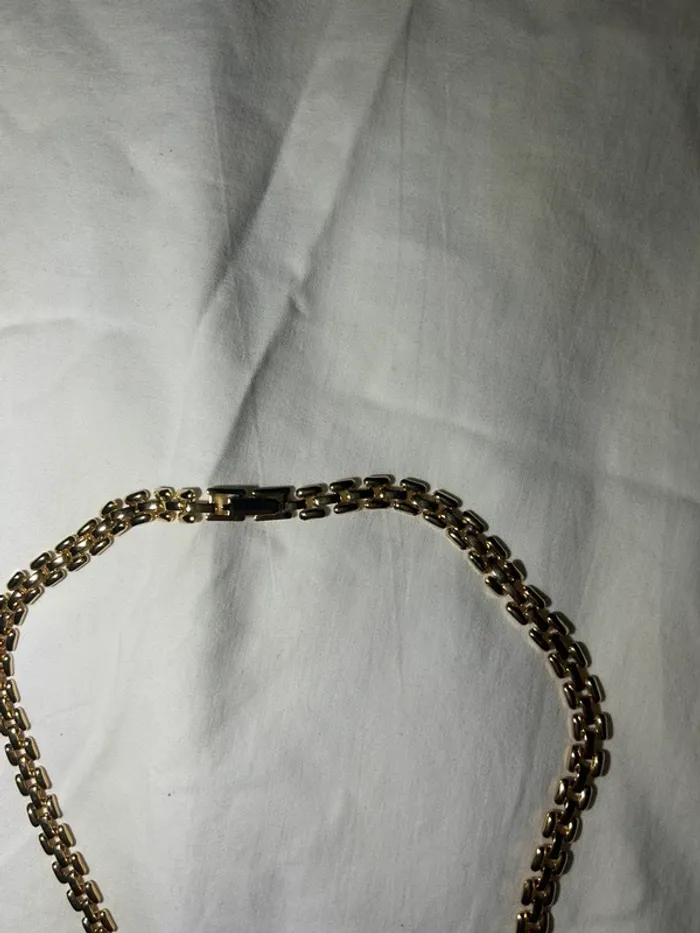 Collier vintage dorée - photo numéro 4