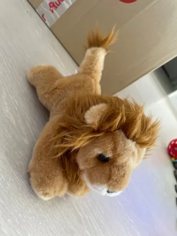 Peluche Lion zoo parc de Beauval