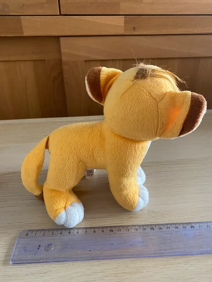 Peluches Disney roi lion King Simba Nala lionceau nez aimanté plush 1995 - photo numéro 12
