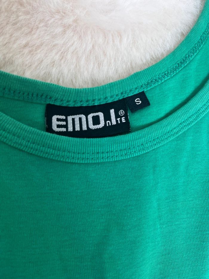 débardeur coton  vert émeraude - photo numéro 3