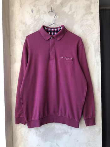 Top polo Sweat rose vintage M
