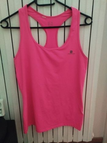 Top, débardeur de sport rose Domyos taille 40