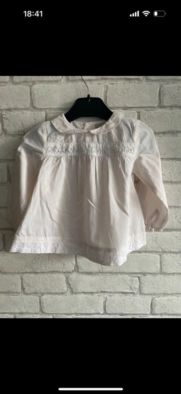Blouse cyrillus taille 18 mois