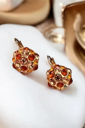boucles d'oreilles pendantes dormeuses vintage