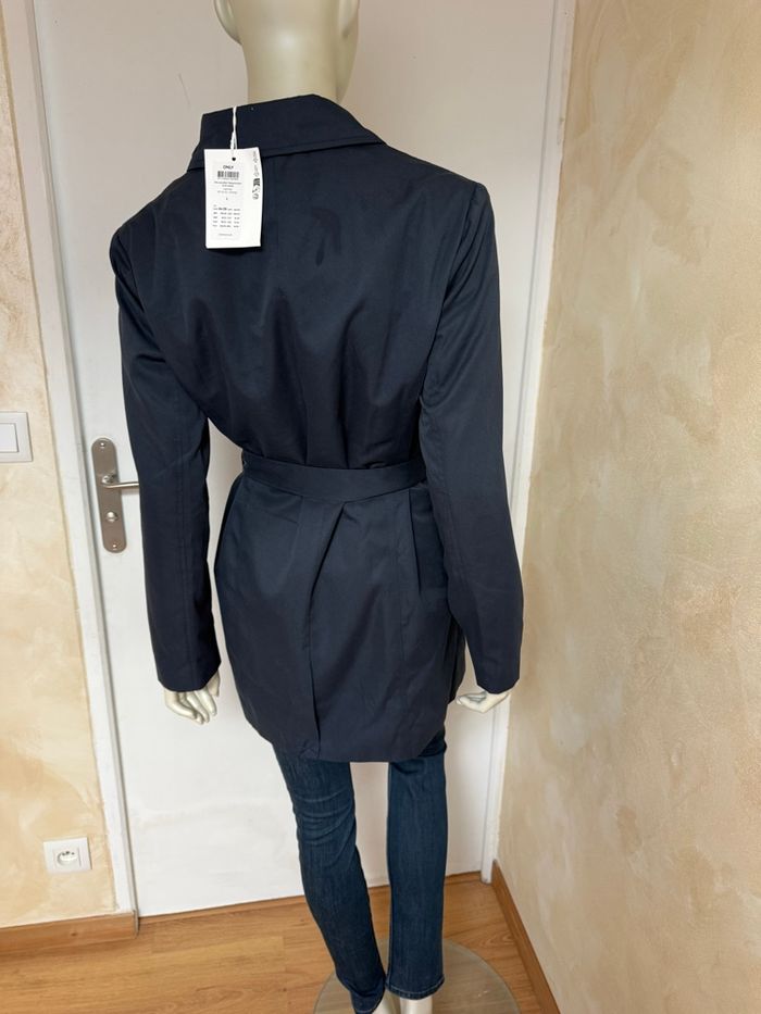 Trench ONLY – Taille L – Neuf avec étiquette – Bleu marine - photo numéro 10