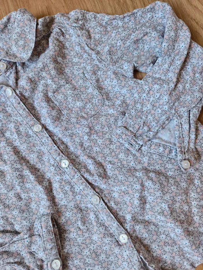 Chemise manches longues Zara 2/3 ans - photo numéro 3