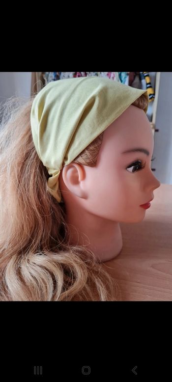 Bandeau style fichu fait main