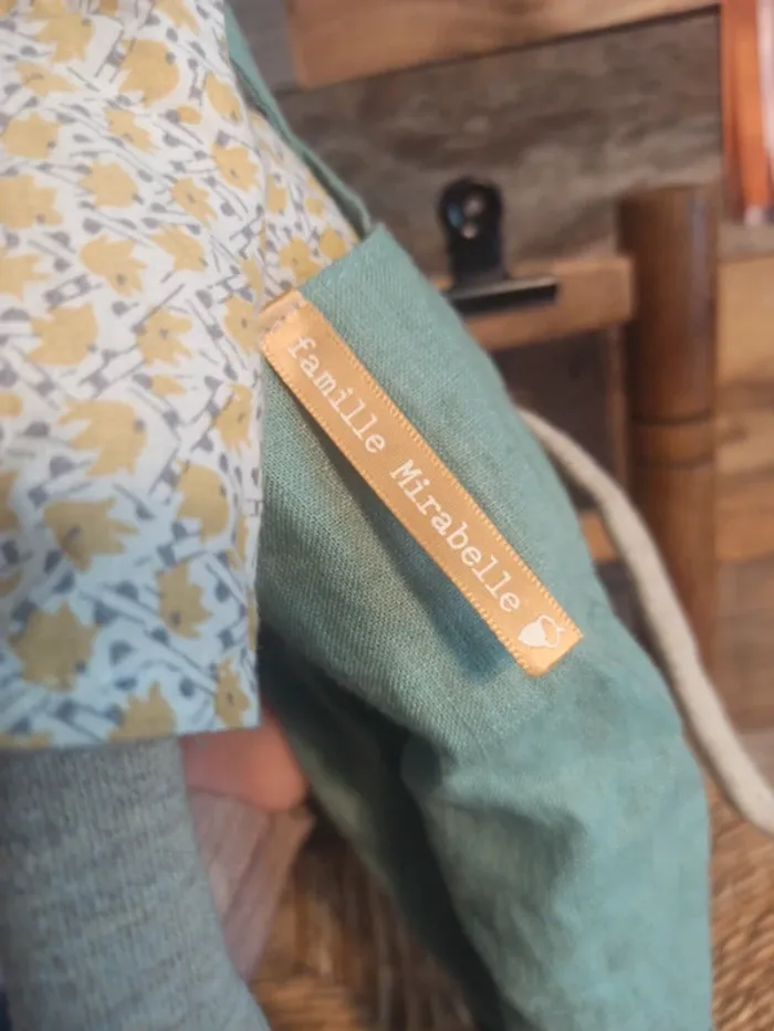 Peluche souris papa Chicoré famille Mirabelle Moulin roty tbe - photo numéro 5