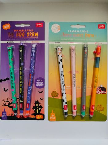 Stylos ferme + halloween Legami