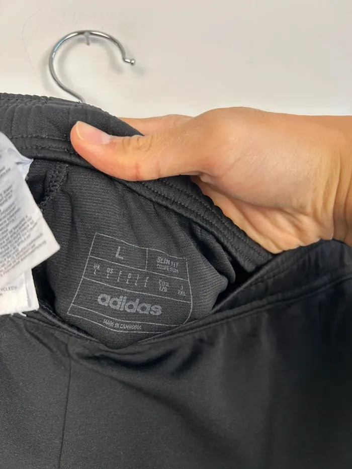 Trackpants Adidas Homme Toronto Noir/Blanc Taille L | Très Bon État | JG26 - photo numéro 4