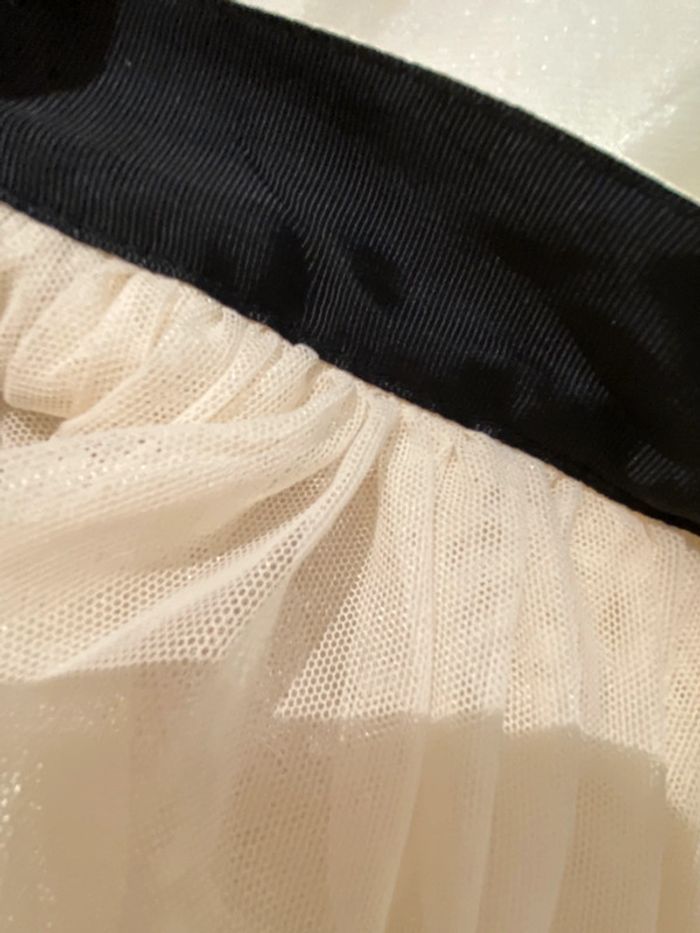 Jupe cérémonie, Naf-Naf, taille 38, couleur vanille, crème - photo numéro 7