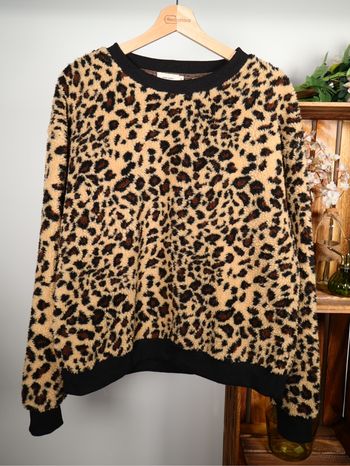 Sweat Motif Léopard Atelier Evène - Taille Unique