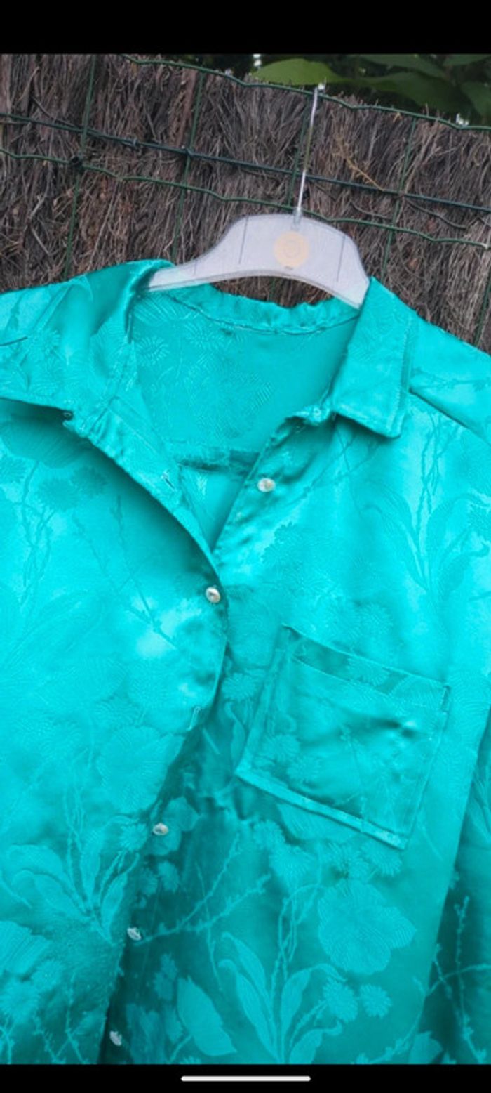 Chemise satinée oversize bac a vendre+ - photo numéro 3