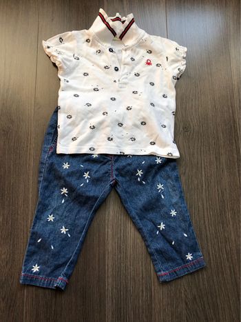 Ensemble printemps-été Benetton 1 an