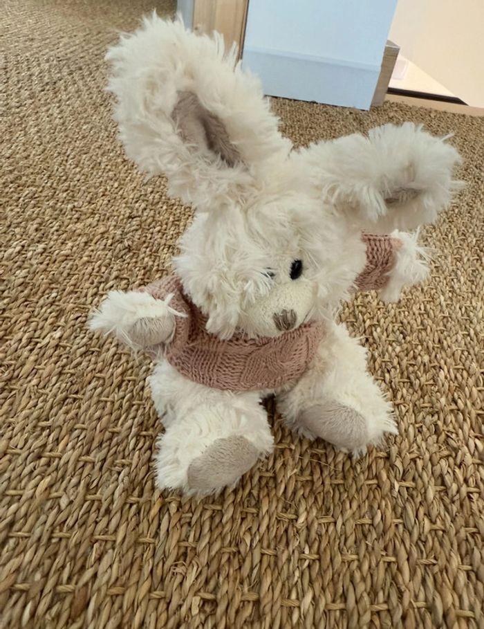 Peluche lapin blanc 🐰 - photo numéro 2