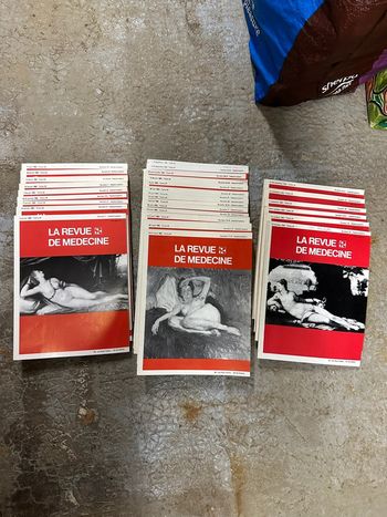 Lot de revues médecine thérapeutique
