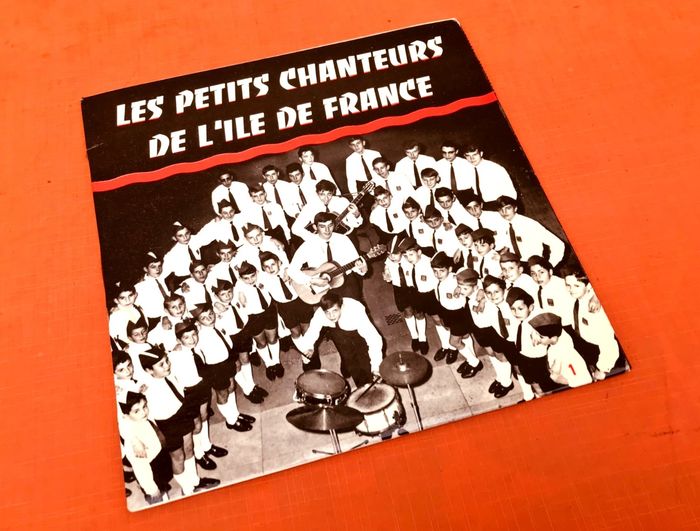 Vinyle 45 tours Les petits chanteurs de l' Ile de France Dominique Disques Cantor PCIF 1 - photo numéro 2