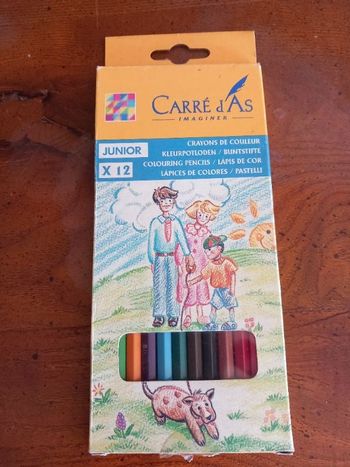 Pochette 12 crayons de couleur