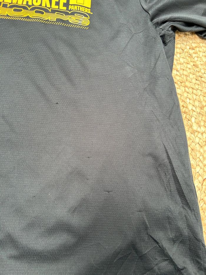 T-shirt Manches Longues avec Capuche Homme Adidas Milwaukee Noir | Taille XL | Très Bon État | #TM60 - photo numéro 6
