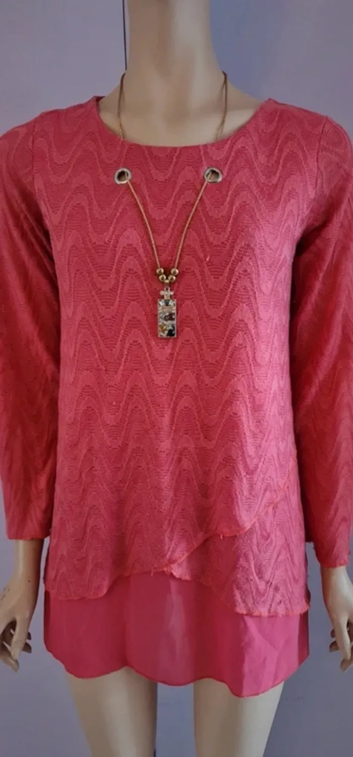 Tunique femme avec collier - photo numéro 2