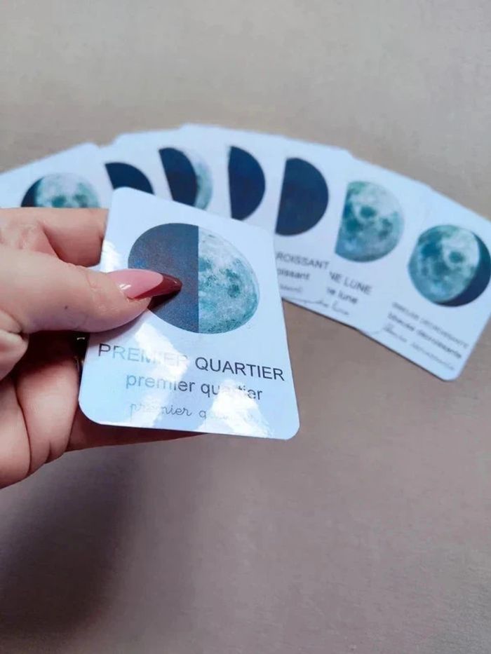 Cartes de nomenclature des phases de la lune - photo numéro 6