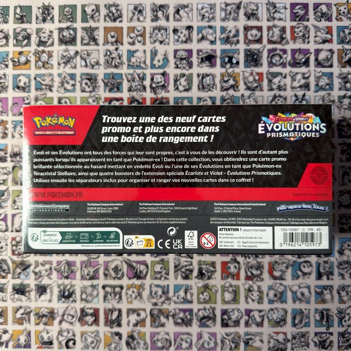 Boîte Surprise Pokémon EV8.5 Évolutions Prismatiques - photo numéro 2