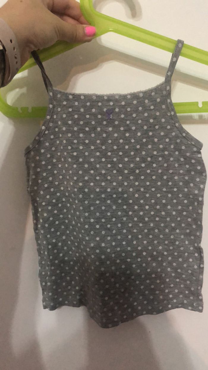 Teeshirt fille à fines bretelles - photo numéro 3