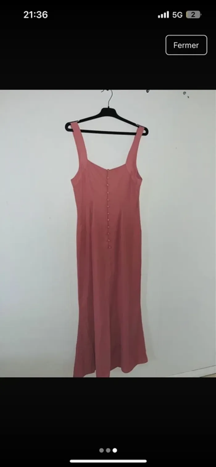 Robe longue rose - photo numéro 3