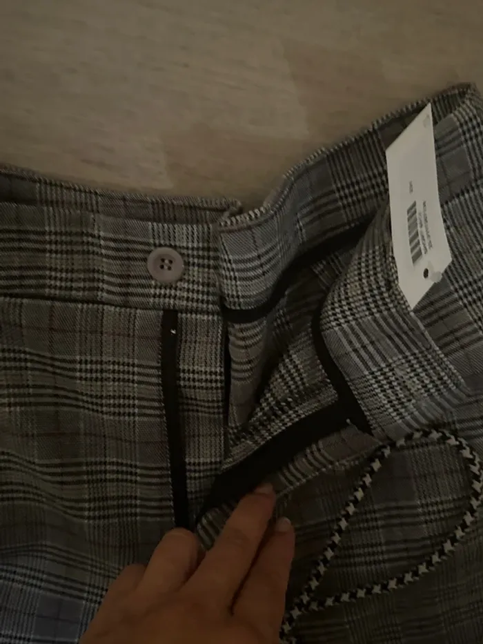 Bermuda à carreaux femme taille S Anna - photo numéro 4
