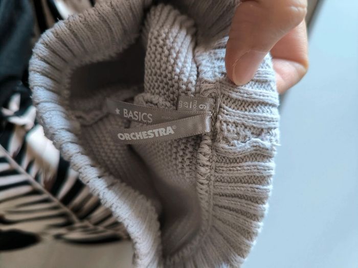 Pantalon avec pied hiver gris 6 mois - photo numéro 3
