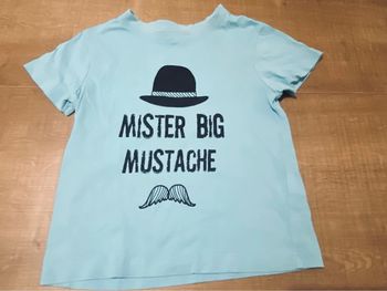 T shirt moustache