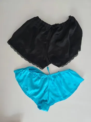 Lot de 2 shorts satin
