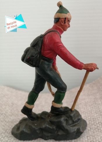 figurine vintage  starlux alpiniste