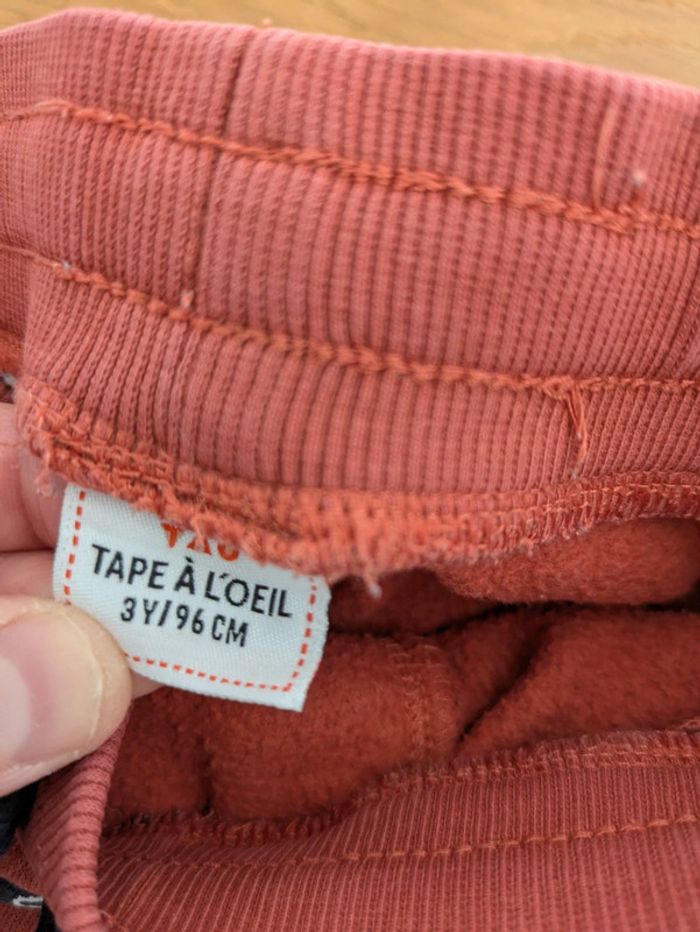 Pantalon jogging brique TAO 3 ans - photo numéro 4